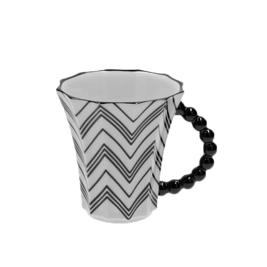 Кружка Retro T black zig-zag