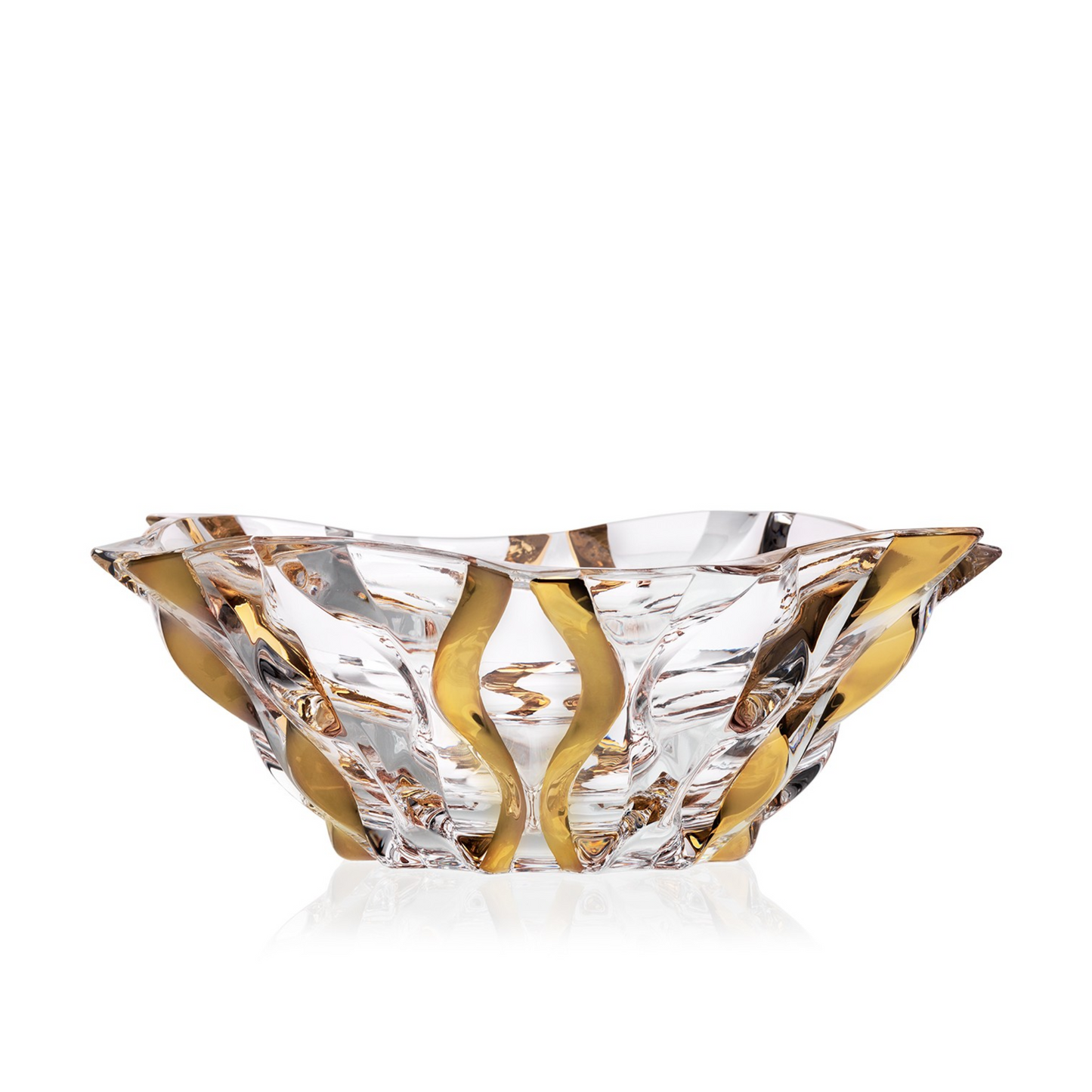 Глубока ваза для фруктов Samba Rhapsody Gold 30,5 см